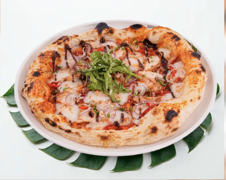 پیتزا باربیکیو چیکن